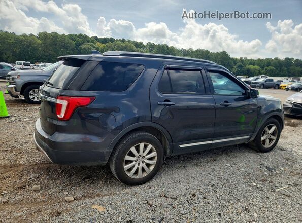 1FM5K7D8XHGA84867 2017 FORD EXPLORER Угольный Задняя правая четверть