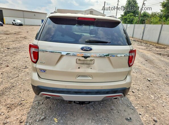 1FM5K7D8XHGD48685 2017 FORD EXPLORER Beige Rear view