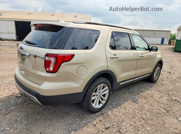 1FM5K7D8XHGD48685 2017 FORD EXPLORER Beige Rear right