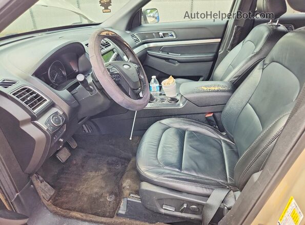 1FM5K7D8XHGD48685 2017 FORD EXPLORER Beige Front interior view
