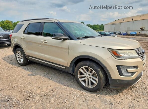 1FM5K7D8XHGD48685 2017 FORD EXPLORER Beige Front right