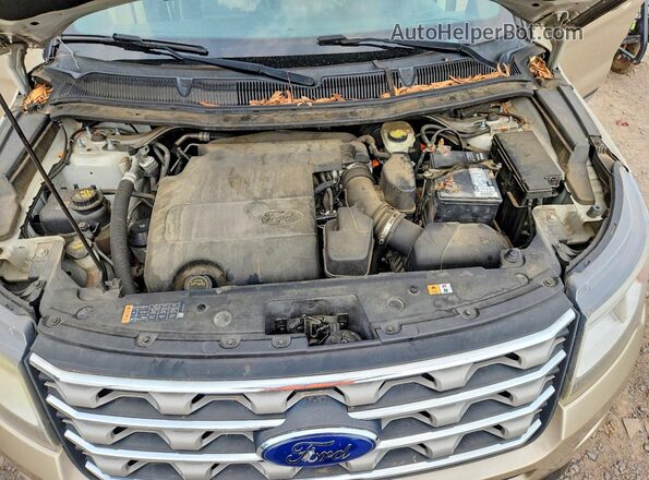 1FM5K7D8XHGD48685 2017 FORD EXPLORER Beige Engine compartment view