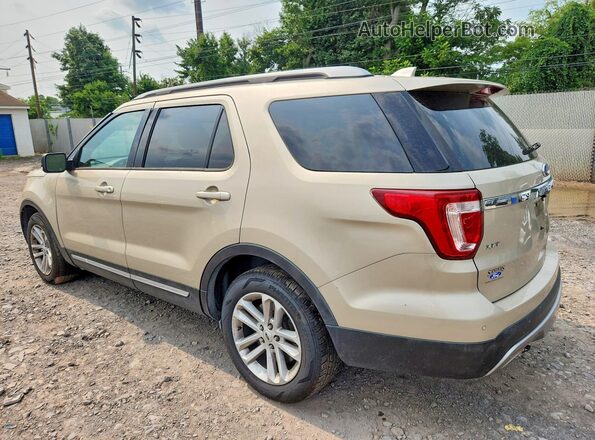 1FM5K7D8XHGD48685 2017 FORD EXPLORER Beige Rear left