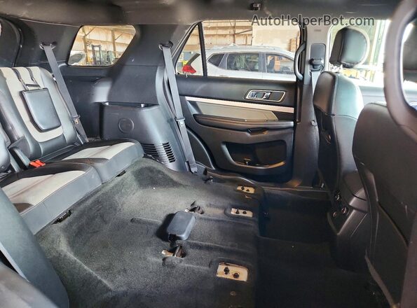 1FM5K7D8XHGE24695 2017 FORD EXPLORER Silver Rear interior view