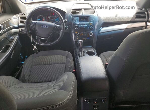 1FM5K7D8XJGA13593 2018 FORD EXPLORER Silver Вид панелі приладів