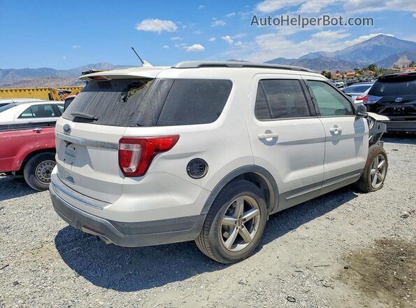 1FM5K7D8XJGA42625 2018 FORD EXPLORER White Tył prawy