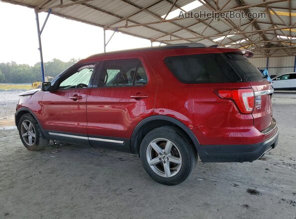 1FM5K7D8XJGA76225 2018 FORD EXPLORER Red Tył lewy