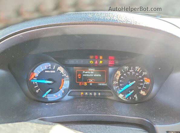 1FM5K7D8XJGA76225 2018 FORD EXPLORER Red Widok zestawu wskaźników
