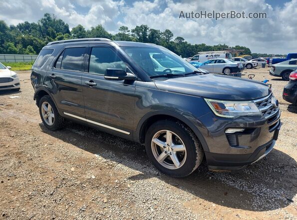 1FM5K7D8XJGC64520 2018 FORD EXPLORER Gray Przód prawy