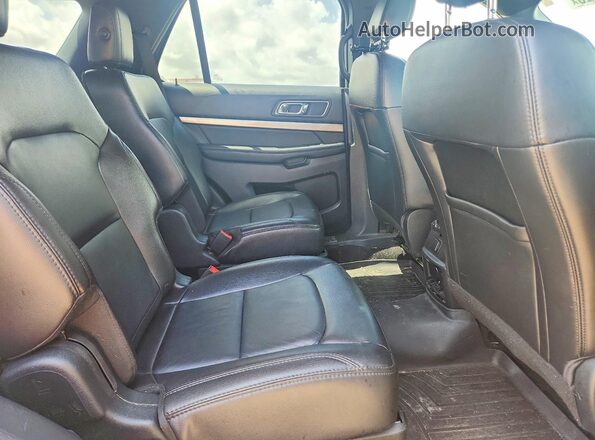 1FM5K7D8XJGC64520 2018 FORD EXPLORER Gray Widok wnętrza z tyłu