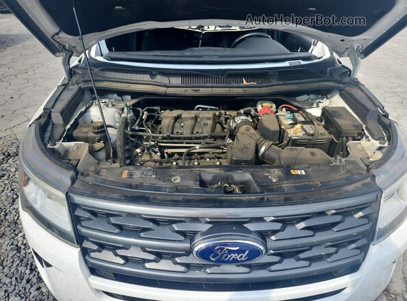 1FM5K7D8XKGA83757 2019 FORD EXPLORER White Вид підкапотного простору