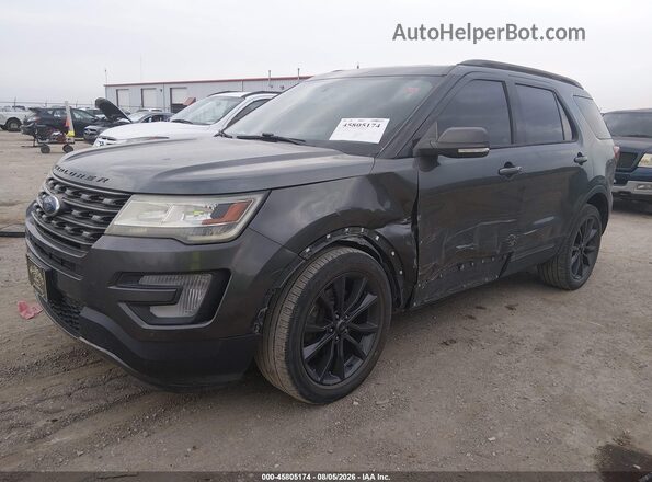 1FM5K7DH0HGD53829 2017 FORD EXPLORER Gray Front left