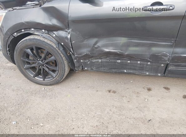 1FM5K7DH0HGD53829 2017 FORD EXPLORER Gray Front view