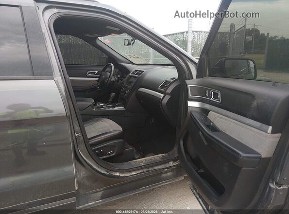 1FM5K7DH0HGD53829 2017 FORD EXPLORER Gray Front interior view