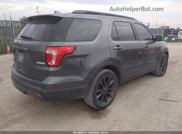 1FM5K7DH0HGD53829 2017 FORD EXPLORER Gray Rear right
