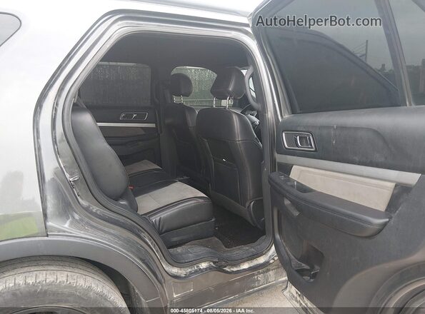 1FM5K7DH0HGD53829 2017 FORD EXPLORER Gray VIN sticker view