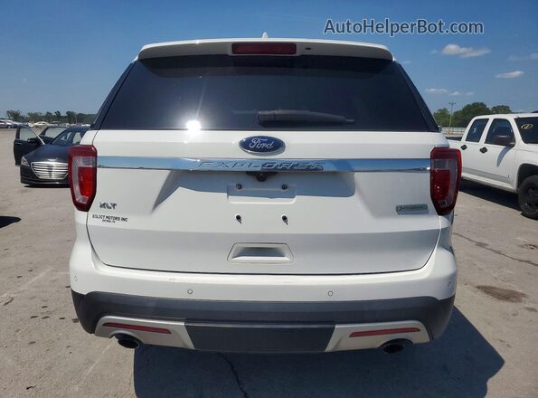 1FM5K7DH1HGC24319 2017 FORD EXPLORER White Rear view