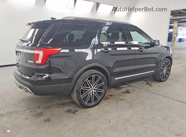 1FM5K7DH1HGE20678 2017 FORD EXPLORER Black Задня права чверть
