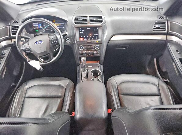 1FM5K7DH1HGE20678 2017 FORD EXPLORER Black Вид панелі приладів