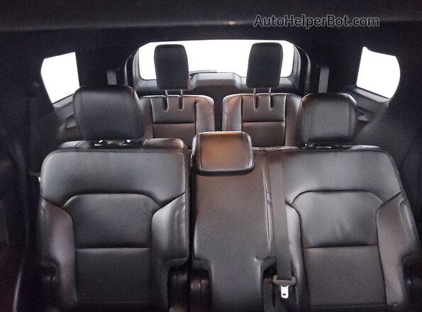 1FM5K7DH1HGE20678 2017 FORD EXPLORER Black Вид задніх сидінь