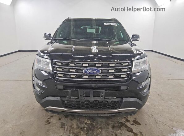1FM5K7DH1HGE20678 2017 FORD EXPLORER Black Вид спереду
