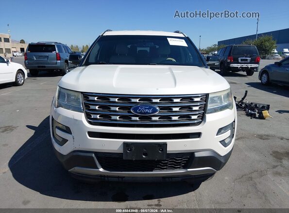 1FM5K7DH2GGB87229 2016 FORD EXPLORER White უკანა სალონის ხედი