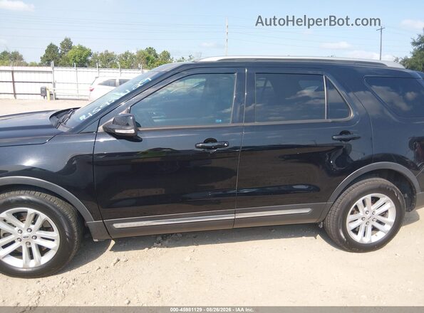 1FM5K7DH2HGA42550 2017 FORD EXPLORER Black Widok wnętrza 360 stopni