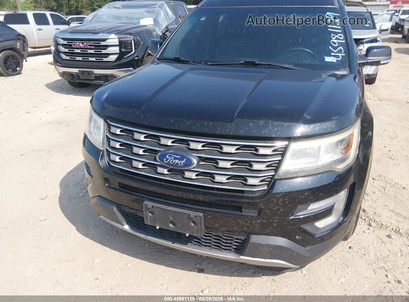 1FM5K7DH2HGA42550 2017 FORD EXPLORER Black Widok z przodu