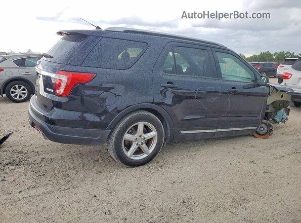 1FM5K7DH2JGB20122 2018 FORD EXPLORER Black Tył prawy