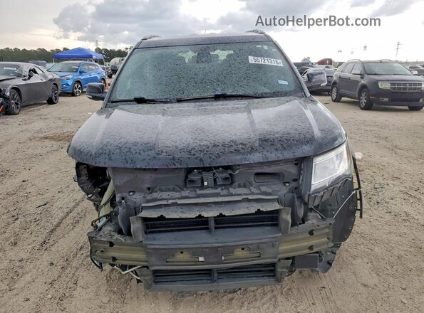 1FM5K7DH2JGB20122 2018 FORD EXPLORER Black Widok z przodu