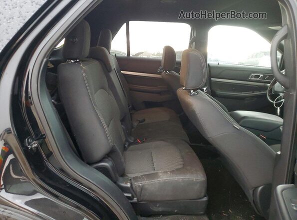 1FM5K7DH2JGB20122 2018 FORD EXPLORER Black Widok wnętrza z tyłu