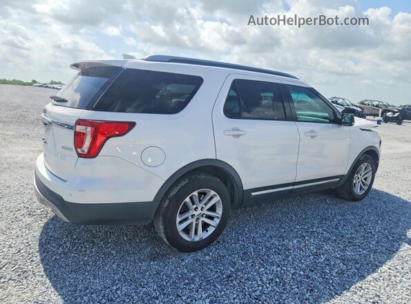 1FM5K7DH3GGD33878 2016 FORD EXPLORER White Trasero derecho