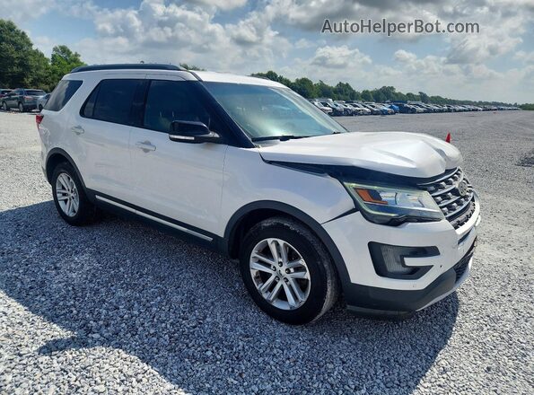 1FM5K7DH3GGD33878 2016 FORD EXPLORER White Delantero derecho