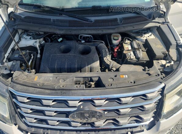 1FM5K7DH3GGD33878 2016 FORD EXPLORER White Vista del compartimento del motor