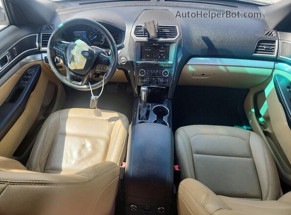 1FM5K7DH3GGD33878 2016 FORD EXPLORER White Vista del salpicadero