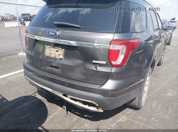 1FM5K7DH6HGC17429 2017 FORD EXPLORER Gray Front view