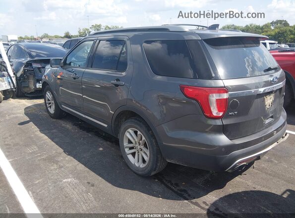 1FM5K7DH6HGC17429 2017 FORD EXPLORER Gray Rear left