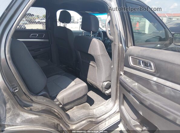 1FM5K7DH6HGC17429 2017 FORD EXPLORER Gray VIN sticker view