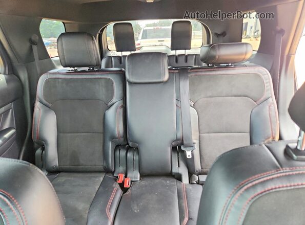 1FM5K7DH6KGA71783 2019 FORD EXPLORER Black Rear seats view