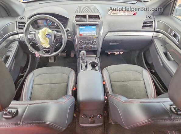 1FM5K7DH6KGA71783 2019 FORD EXPLORER Black Dashboard view