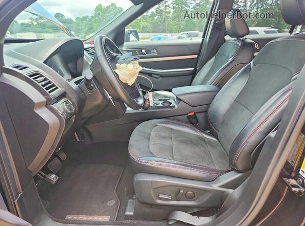 1FM5K7DH6KGA71783 2019 FORD EXPLORER Black Front interior view
