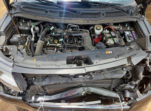 1FM5K7DH6KGA71783 2019 FORD EXPLORER Black Engine compartment view