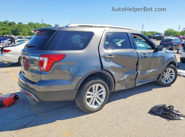 1FM5K7DH7GGA92956 2016 FORD EXPLORER Gray Tył prawy