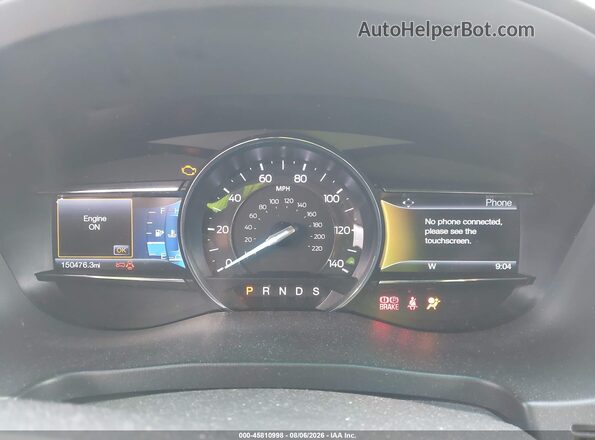 1FM5K7DH8GGC40452 2016 FORD EXPLORER Red Հետևի նստատեղերի տեսք
