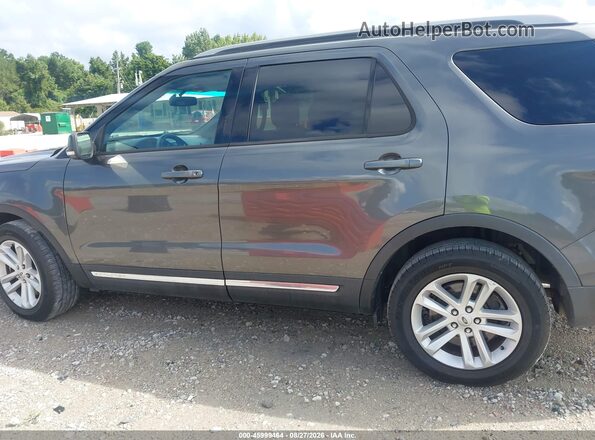 1FM5K7DH9HGA48491 2017 FORD EXPLORER Gray Vista interior de 360 grados