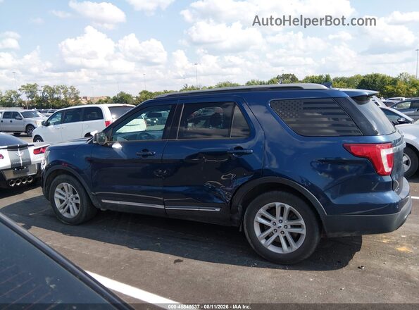 1FM5K7DH9HGC54037 2017 FORD EXPLORER Blue 360 interior view
