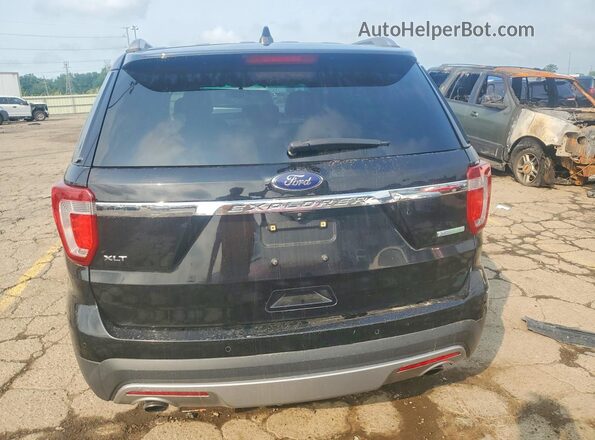 1FM5K7DHXHGA86277 2017 FORD EXPLORER Black Вид ззаду