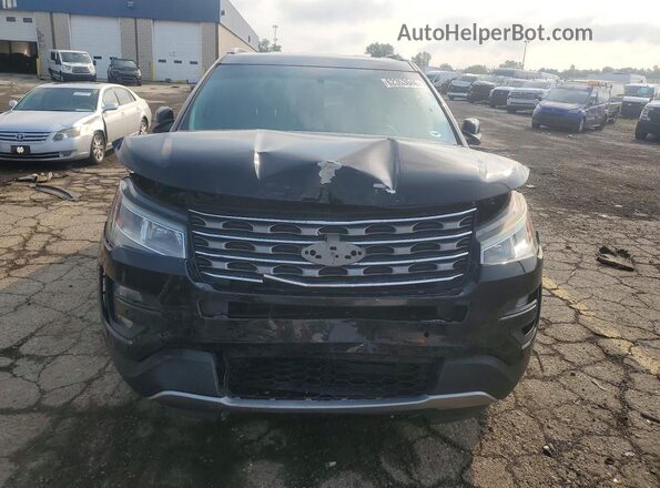 1FM5K7DHXHGA86277 2017 FORD EXPLORER Black Вид спереду