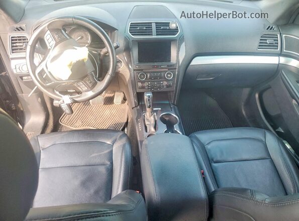 1FM5K7DHXHGA86277 2017 FORD EXPLORER Black Вид панелі приладів