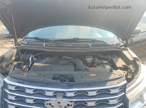 1FM5K7DHXHGA86277 2017 FORD EXPLORER Black Вид підкапотного простору